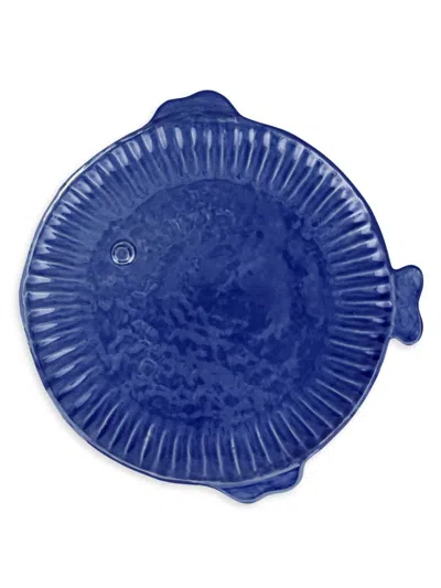 Vietri Pesce Serena Dinner Plate In Blue
