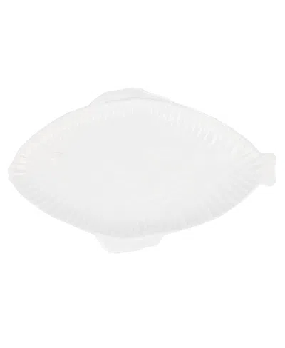 Vietri Pesce Serena Large Oval Platter In White