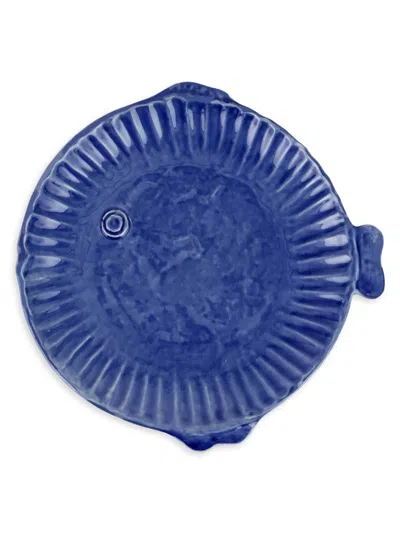 Vietri Pesce Serena Salad Plate In Blue