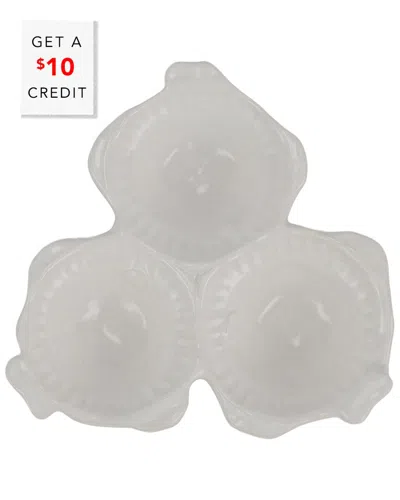 VIETRI VIETRI PESCE SERENA THREE-PART SERVER