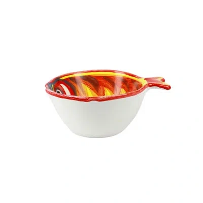 Vietri Pesci Colorati 16 Oz. Cereal Bowl In Red;yellow