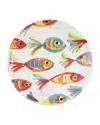 Vietri Pesci Colorati Salad Plate In Multi