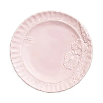 Vietri Pietra Fiori Pink Salad Plate