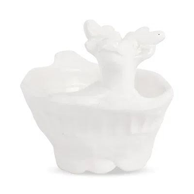 VIETRI PIETRA NATALE FIGURAL DEER CONDIMENT BOWL