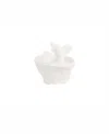 Vietri Pietra Natale Figural Deer Condiment Bowl In White