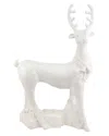 Vietri Pietra Natale Figural Deer Sculpture In White