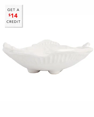 Vietri Pietra Natale Figural Santa Medium Bowl With $14 Credit