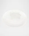 Vietri Pietra Natale Pinecone Small Oval Platter In White