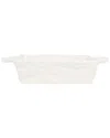 Vietri Pietra Serena Square Baker In White