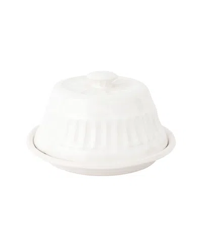 VIETRI PIETRA SERENA BUTTER DISH