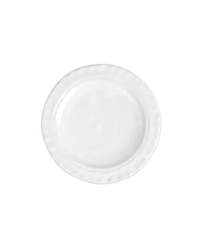 Vietri Pietra Serena Canape Plate In White