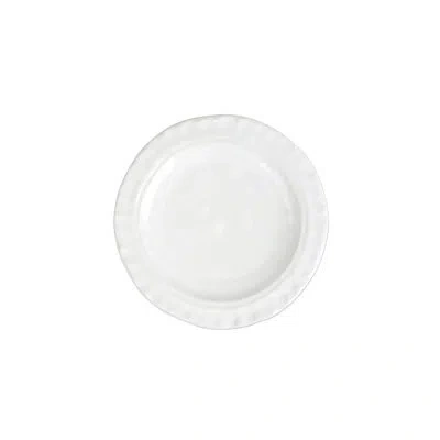 Vietri Pietra Serena Canape Plate In White