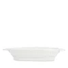 Vietri Pietra Serena Handled Oval Bowl In White