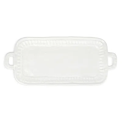 VIETRI PIETRA SERENA HANDLED RECTANGULAR PLATTER