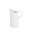Vietri Pietra Serena Medium Pitcher In White
