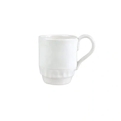 Vietri Pietra Serena Mug In White
