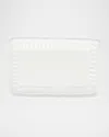 Vietri Pietra Serena Rectangular Tray In White