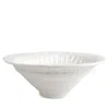 Vietri Pietra Serena Small Stoneware Serving Bowl In Natural White