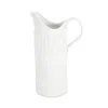 Vietri Pietra Serena Tavern Pitcher In White