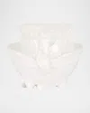 Vietri Pietra Tacchino Figural Deep Serving Bowl, 38 Oz. In White