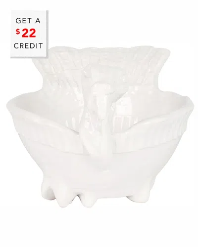 Vietri Pietra Tacchino Figural Deep Serving Bowl With $22 Credit