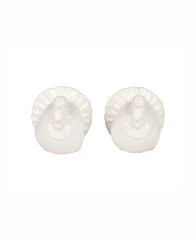 VIETRI PIETRA TACCHINO FIGURAL SALT AND PEPPER