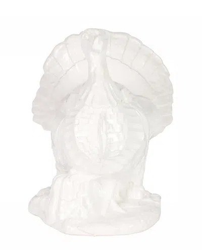 Vietri Pietra Tacchino Figural Statue With $30 Credit In White