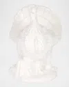 Vietri Pietra Tacchino Figural Statue In White