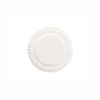 Vietri Pietra Tacchino Salad Plate In White