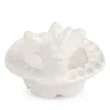 Vietri Pietra Natale Figural Deer Votive In White