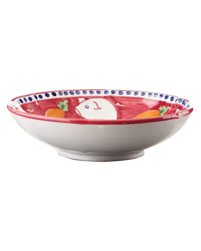 Vietri Campagna Coupe Pasta Bowl In Red