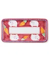 Vietri Porco Rectangular Platter In Red