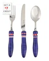 Vietri Positano 3pc Flatware Set In Multicolor