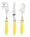 Vietri Positano 3-piece Flatware Set In Multicolor