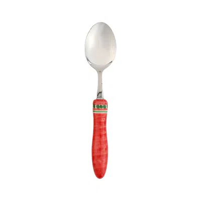 Vietri Positano Red And Green Place Spoon