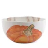 Vietri Pumpkins Deep Serving Bowl In Orange