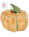Vietri Pumpkins Medium Covered Pumpkin