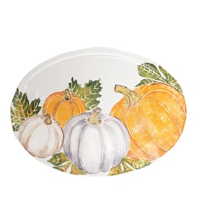 VIETRI PUMPKINS OVAL PLATTER