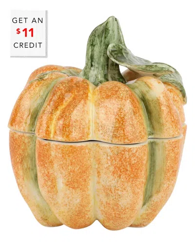 Vietri Pumpkins Small Covered Pumpkin