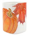 Vietri Pumpkins Utensil Holder In Multi