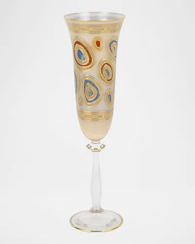 Vietri Regalia Champagne Glass, 4.5 Oz. In Cream