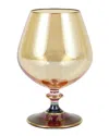 Vietri Regalia Deco Brandy Snifter