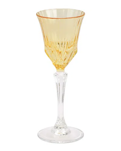 Vietri Regalia Deco Cordial In Yellow