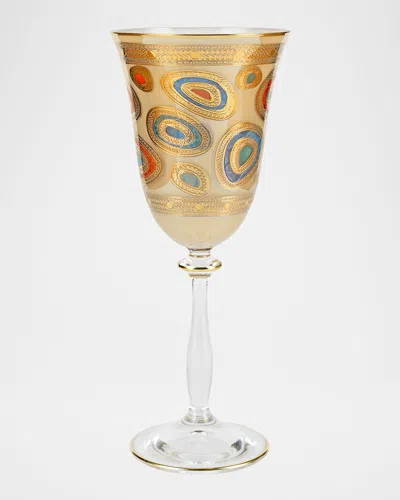 Vietri Regalia Wine Glass, 9.5 Oz. In Cream