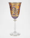 Vietri Regalia Wine Glass, 9.5 Oz. In Purple