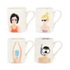 Vietri Riviera Assorted Mugs, Set Of 4 In Multi