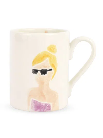 Vietri Riviera Sunglasses Mug In Neutral