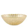 Vietri Rufolo Glass Gold Crocodile Small Bowl In Gold