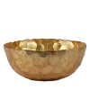 Vietri Rufolo Glass Honeycomb Medium Bowl In Gold