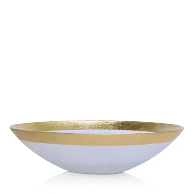 VIETRI RUFOLO GLASS ORGANIC LARGE BOWL